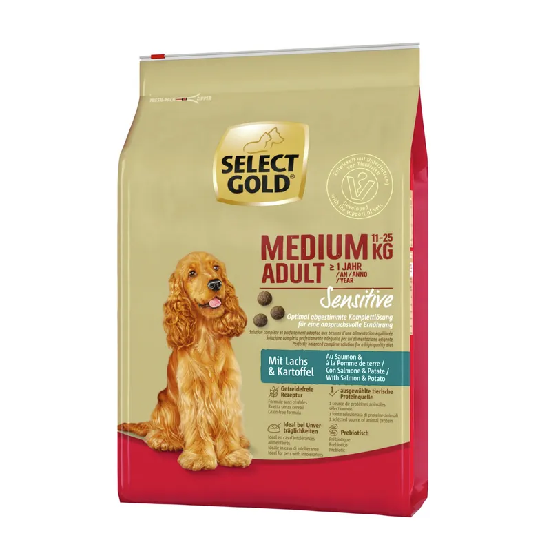 Select Gold Sensitive Medium Lachs/Kartoffel 4 kg Neue Ware